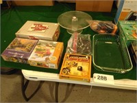 Puzzles, Games, Pyrex Dish, Misc.