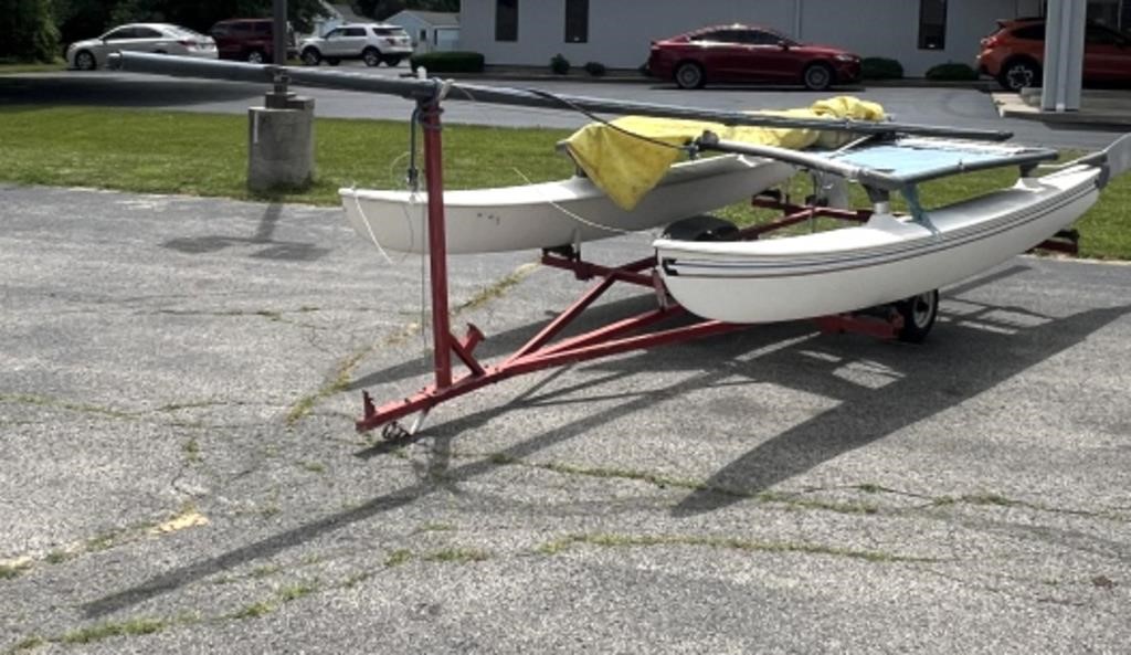 Hobie Cat Catamaran with Trailer