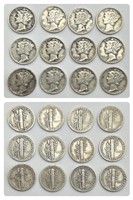 1925-1945 Mercury Dimes