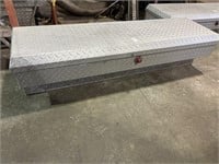 Diamond plate truck toolbox, 4’6” long
