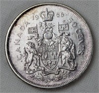 1966 CAD SILVER HALF DOLLAR