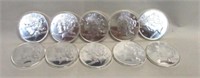 10-1 TROY OZ .999 FINE SILVER PROOF ROUNDS