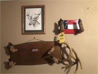 Deer Feet Gun Hanger & Ben Lee Horn Rattles &