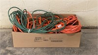Tray Lot of Extension Cords