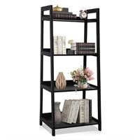 ECOMEX 4-Tier Ladder Shelf Modern Style Shelf, Lad