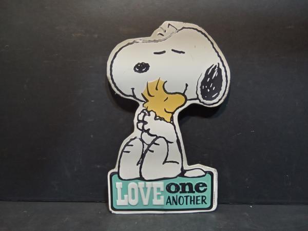 Vintage Snoopy Metal Sign