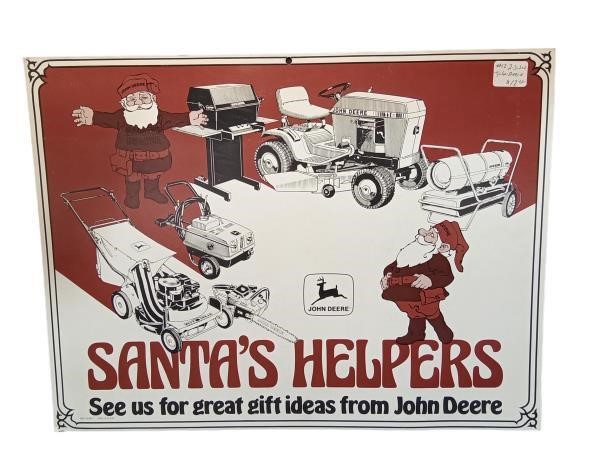 Santa's Helpers - John Deere Promotional Poster