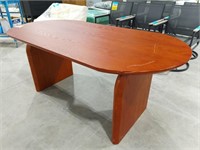 71" Oval Wooden Table