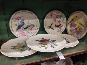 3 Lenox Orchard in Bloom decorative plates & 3