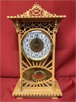 Handcrafted wooden clock