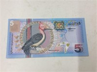 5 Gulden Suriname 2000 Crisp