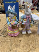 Cottontail trails handcrafted figurines