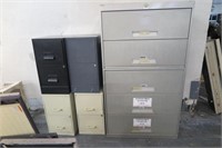 Qty (4) 2-Drawer Cabinets & (1) 4-Drawer Lateral