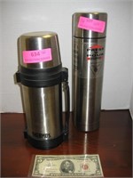 2 Stainless Steel Thermos