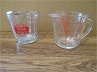 Pyrex & Oven Basics Glass Measuring Cups
