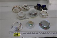 Misc China cups & saucers