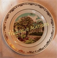 4 Seasons Decorative Plates Courier and Ives #6407