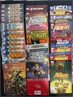36x The New Avengers Comic Books
