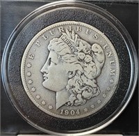 1904-S Morgan Silver Dollar (VF35)