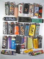 (30) DISPOSABLE NOVELTY & MORE LIGHTERS