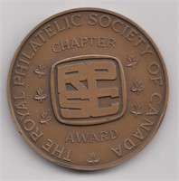 1990 Royal Philatelic Society of Canada Medal