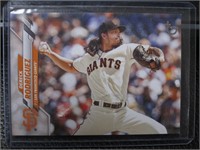 2020 TOPPS #393 DERECK RODRIGUEZ VINTAGE 51/99