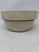 Beautiful salt glaze crock bowl
