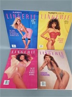 Lot of 4 Playboy Books of Lingerie