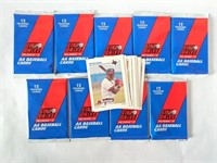 10 Line Drive AA Baseball Card Packs 1 Open