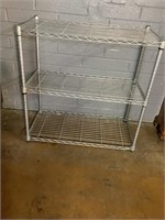 Metal Shelving Unit, 36in Tall X 36in Wide
