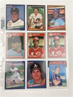 1985-1986 Baseball Cards Roger Clemens Rookie