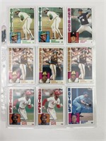 1984 Topps Donruss & Fleer Baseball Cards
