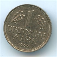 1969-F Germany 1 Deutsche Mark