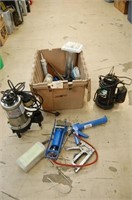 Paracord, clamps, Sump Pump & Misc Tools