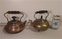 Brass & Copper Teapots