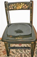 Painted Hitchcock Style Child's Chair