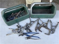 2 x Carry Cases Spanners, Clamps etc