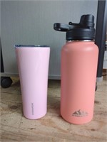 Pink Hydrapeak Stainless Steel Drink Mug & Bottle