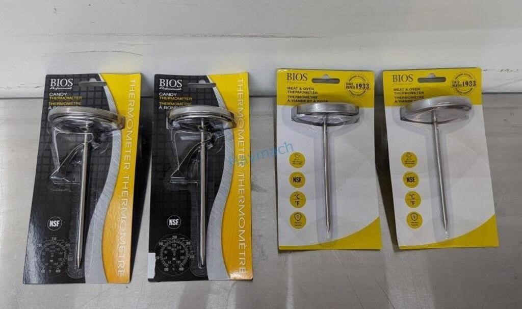 NEW BIOS MEAT/OVEN & CANDY THERMOMETER *BID/ITEM