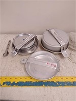 Group of camping cookware