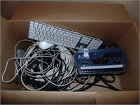 box lot of assorted wires