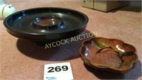 Wooden, decorative bowls