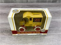 New Holland 1905 Ford Delivery Car Bank, 1/25, Ert