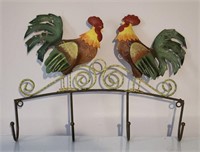 Metal Towel Rack - Rooster