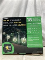 Sunforce Solar String Light 18 Led Bulbs