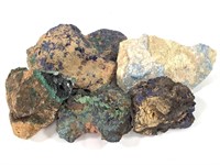 Kinolite & Other Copper Mineral Specimens
