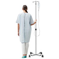 Portable IV Stand Pole with Wheels