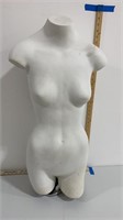 Female store torso display