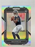 Malik Willis 2022 Prizm #303 Rookie RC Silver Priz