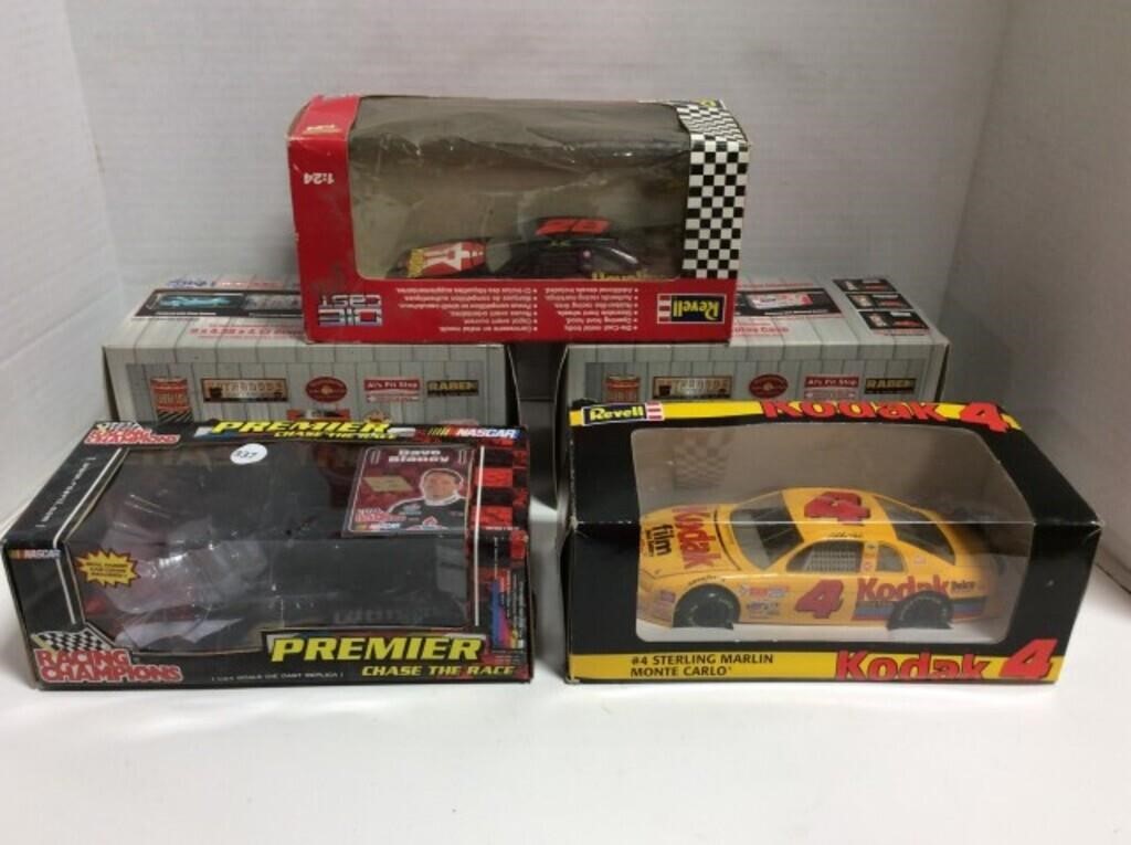 1/24 Die-cast Nascar Revell Vehicles (pair),